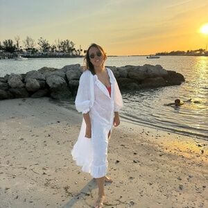 White daily sleeper dress